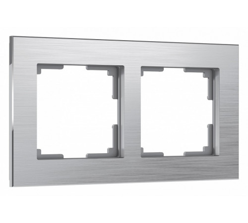 Рамка на 2 поста Werkel Aluminium алюминий W0021706 4690389158032
