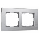 Рамка на 2 поста Werkel Aluminium алюминий W0021706 4690389158032