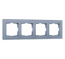 Рамка на 4 поста Werkel Favorit серый W0041115 4690389160011