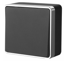 Выключатель одноклавишный Werkel Gallant черный/хром W5010035 4690389163784