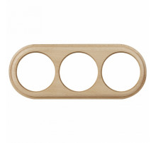 Рамка Werkel Legend на 3 поста светлый бук W0035224 4690389166587