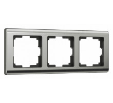 Рамка на 3 поста Werkel Metallic глянцевый никель W0031602 4690389159053