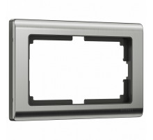 Рамка Werkel Metallic для двойной розетки глянцевый никель W0081602 4690389159077
