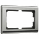 Рамка Werkel Metallic для двойной розетки глянцевый никель W0081602 4690389159077