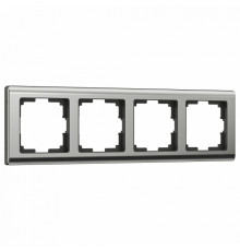 Рамка на 4 поста Werkel Metallic глянцевый никель W0041602 4690389159046