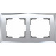 Рамка на 2 поста Werkel Diamant зеркальный W0021220 4690389158827