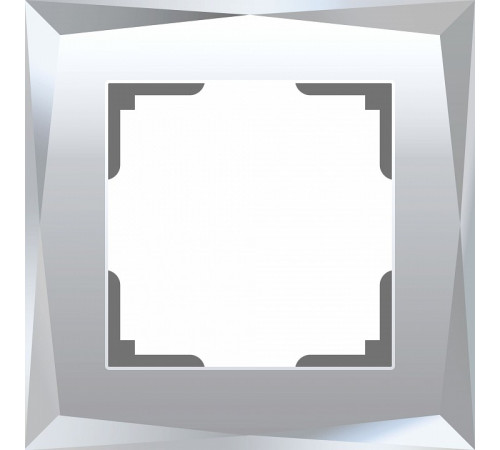 Рамка на 1 пост Werkel Diamant зеркальный W0011220 4690389158803