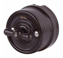 Переключатель Werkel одноклавишный Retro коричневый W5612014 4690389166723