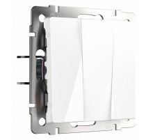 Выключатель трехклавишный Werkel белый W1130001 4690389155246