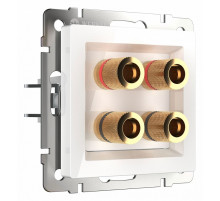 Акустическая розетка Werkel белая W1185001 4690389155536