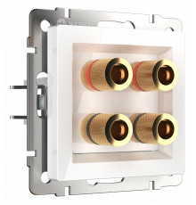 Акустическая розетка Werkel белая W1185001 4690389155536