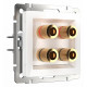 Акустическая розетка Werkel белая W1185001 4690389155536