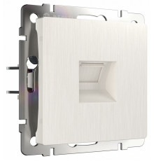 Телефонная розетка Werkel RJ-11 перламутровый рифленый W1182013 4690389172731