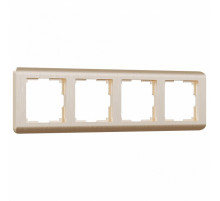 Рамка на 4 поста Werkel Stream шампань W0042111 4690389162497