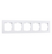 Рамка на 5 постов Werkel Favorit белый матовый W0051105 4690389160103