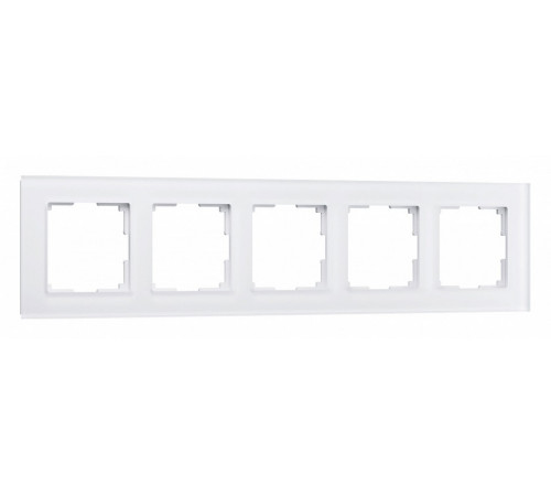 Рамка на 5 постов Werkel Favorit белый матовый W0051105 4690389160103 Рамка на 5 постов Werkel Favorit белый матовый W0051105 4690389160103