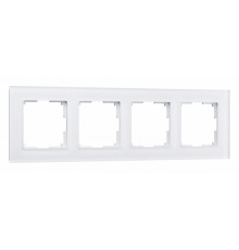 Рамка на 4 поста Werkel Favorit белый матовый W0041105 4690389159930