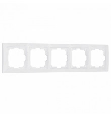 Рамка на 5 постов Werkel Snabb basic белый W0052001 4690389161452