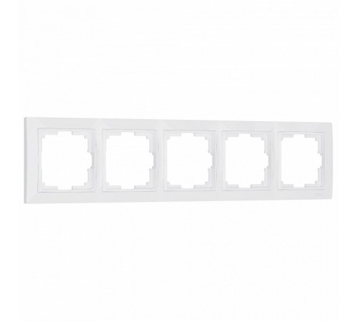 Рамка на 5 постов Werkel Snabb basic белый W0052001 4690389161452