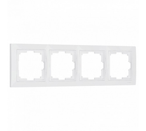 Рамка на 4 поста Werkel Snabb basic белый W0042001 4690389161414