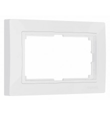 Рамка для двойной розетки Werkel Snabb basic белый W0082001 4690389161490