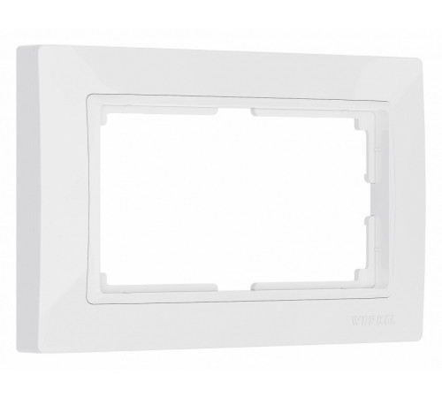 Рамка для двойной розетки Werkel Snabb basic белый W0082001 4690389161490 Рамка для двойной розетки Werkel Snabb basic белый W0082001 4690389161490
