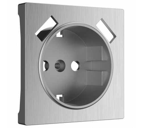 Накладка для розетки USB Werkel cеребряный рифленый W1179509 4690389159848 Накладка для розетки USB Werkel cеребряный рифленый W1179509 4690389159848