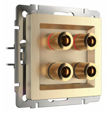 Акустическая розетка Werkel шампань рифленый W1185010 4690389160646