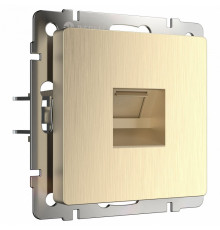 Розетка Ethernet RJ-45 Werkel шампань рифленый W1181010 4690389160608