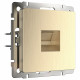 Розетка Ethernet RJ-45 Werkel шампань рифленый W1181010 4690389160608