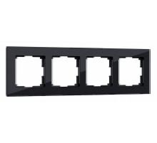 Рамка Werkel Favorit на 4 поста черный W0041108 4690389159954