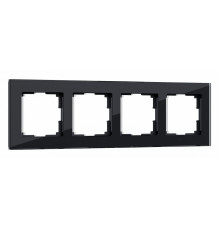 Рамка Werkel Favorit на 4 поста черный W0041108 4690389159954