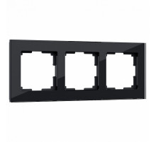 Рамка Werkel Favorit на 3 поста черный W0031108 4690389159787