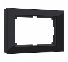 Рамка для двойной розетки Werkel Favorit черный W0081108 4690389160226