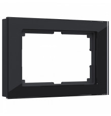 Рамка для двойной розетки Werkel Favorit черный W0081108 4690389160226