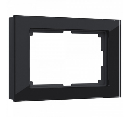 Рамка для двойной розетки Werkel Favorit черный W0081108 4690389160226 Рамка для двойной розетки Werkel Favorit черный W0081108 4690389160226