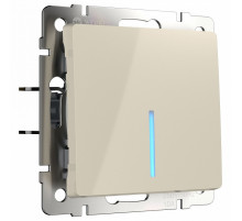Выключатель одноклавишный с подсветкой Werkel слоновая кость W1110103 4690389155550