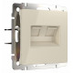 Розетка двойная Ethernet RJ-45 Werkel слоновая кость W1181103 4690389155864
