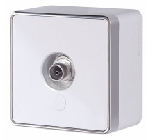 ТВ-розетка Werkel Gallant оконечная белая W5083001 4690389164712