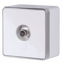 ТВ-розетка Werkel Gallant оконечная белая W5083001 4690389164712