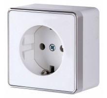 Розетка с заземлением Werkel Gallant белый W5071001 4690389164460