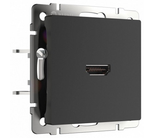 Розетка HDMI Werkel черный матовый 4690389157066 W1186008 a051601 Розетка HDMI Werkel черный матовый 4690389157066 W1186008 a051601
