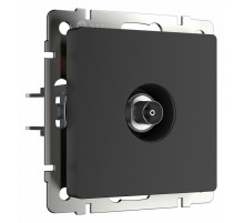 ТВ-розетка Werkel оконечная черный матовый W1183008 4690389157028