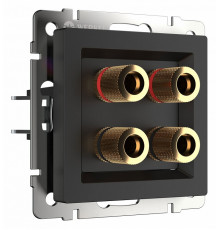 Акустическая розетка Werkel черный матовый W1185008 4690389157059