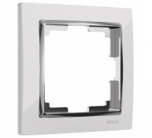 Рамка на 1 пост Werkel Snabb белый/хром W0011901 4690389160677