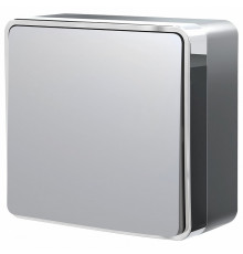 Выключатель одноклавишный Werkel Gallant серебряный W5010006 4690389166686