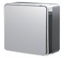 Выключатель одноклавишный проходной Werkel Gallant серебряный W5012006 4690389167096