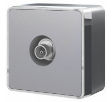 ТВ-розетка оконечная Werkel Gallant серебряный W5083006 4690389167201