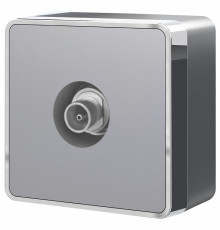 ТВ-розетка оконечная Werkel Gallant серебряный W5083006 4690389167201