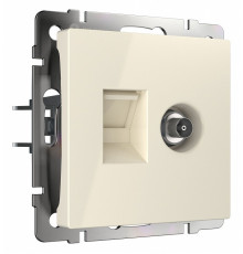 Розетка ТВ+Ethernet Werkel 4690389174476 W1181303
